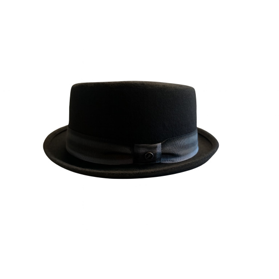 Chapeau Porkpie Crooner - Noir