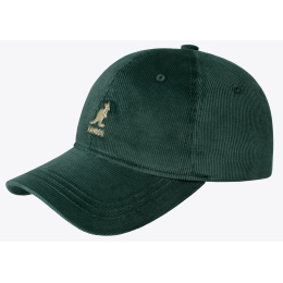 Olive Cotton Cord Strapback Cap - Kangol