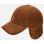 Cozy Cord Ear Flap Cap Camel - Kangol
