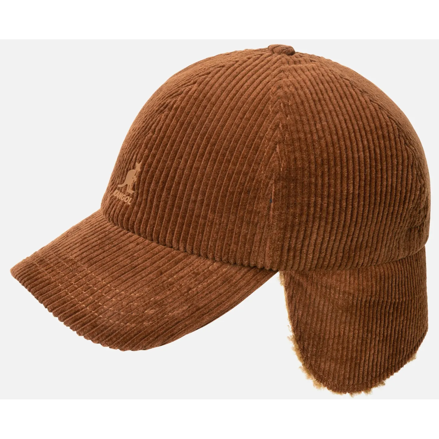 Cozy Cord Ear Flap Cap Camel - Kangol ref 22471 traclet hat shop