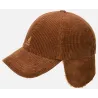 Cozy Cord Ear Flap Cap Camel - Kangol ref 22471 traclet hat shop