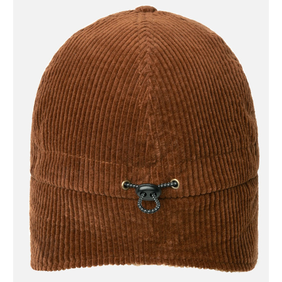Casquette Cozy Cord Cache-Oreilles Camel - Kangol Casquette Cozy Cord Cache-Oreilles Camel - Kangol