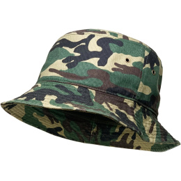 Camouflage Cotton Bucket Hat - Traclet