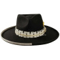 Black Wool Traveller Lounge Hat - American Hat Makers