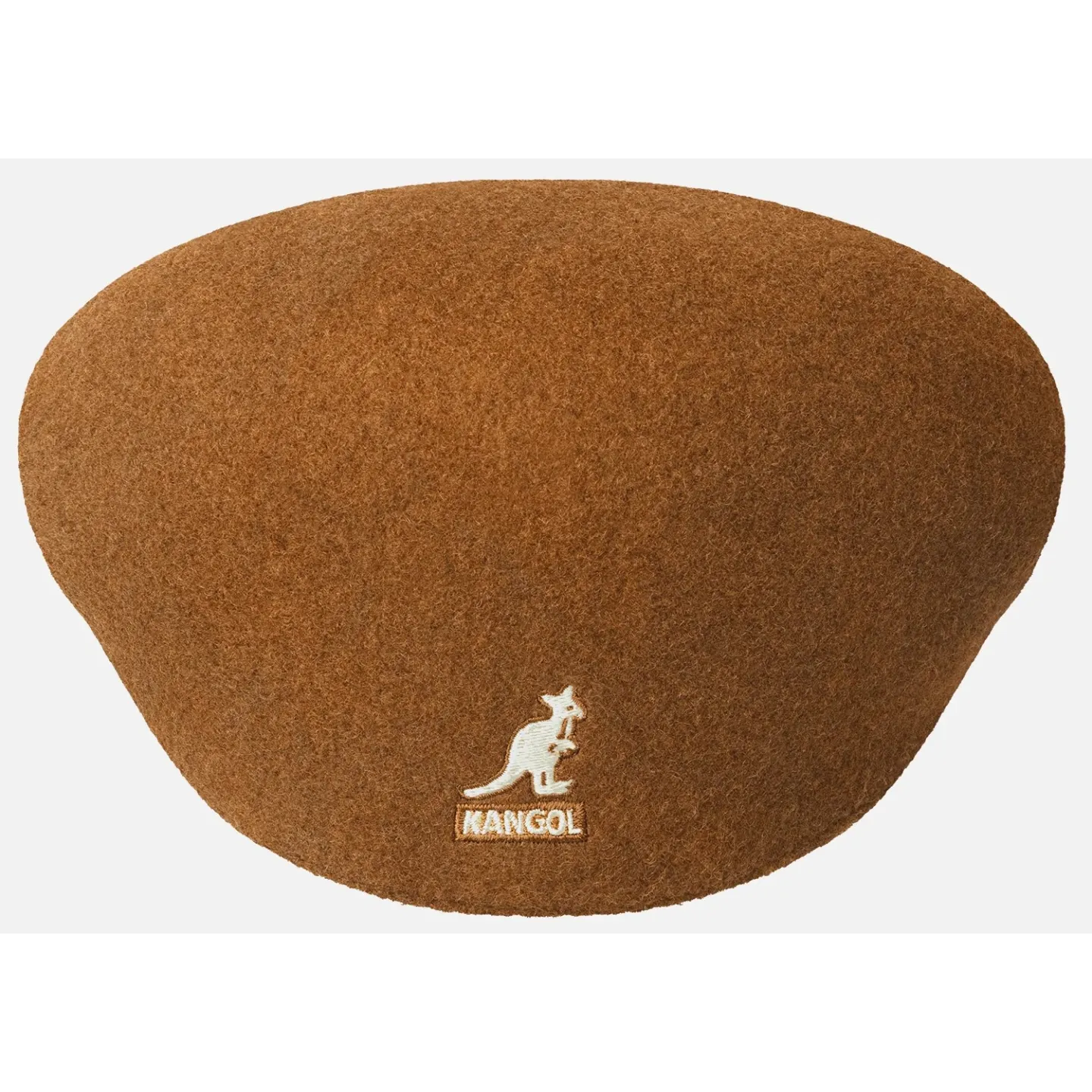 Wool 504 Cap Caramel Rustic - Kangol - Chapellerie Traclet Reference: 22476| Chapellerie Traclet