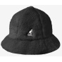 Black Faux Fur Casual Bucket Hat - Kangol