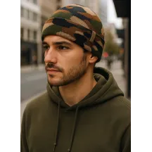 Le Merino Wool Camouflage Beanie - Tilley Reference: 22479|Chapellerie Traclet