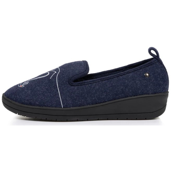 Chaussons Charentaise Everywear Marine - Isotoner Chaussons Charentaise Everywear Marine - Isotoner