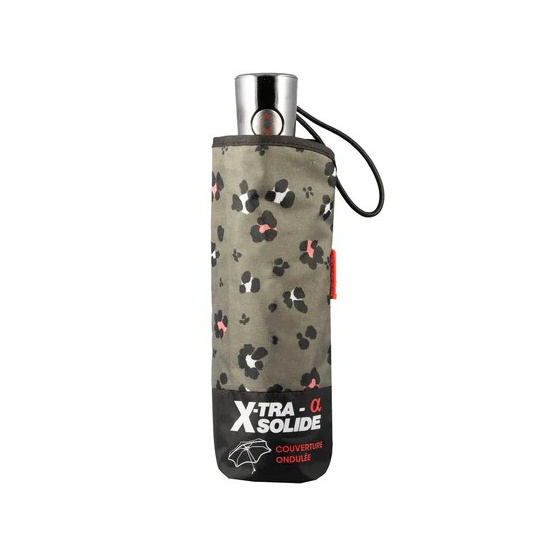 Parapluie X-TRA Solide Automatique Léopard kaki - Isotoner