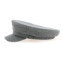 Camaret Wool & Cashmere Grey Sailor Cap - Traclet