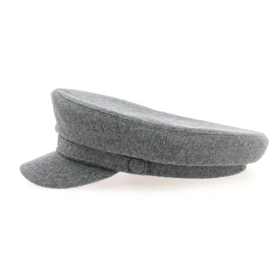 Camaret Wool & Cashmere Grey Sailor Cap - Traclet Reference: 5289 | Traclet Hat Shop