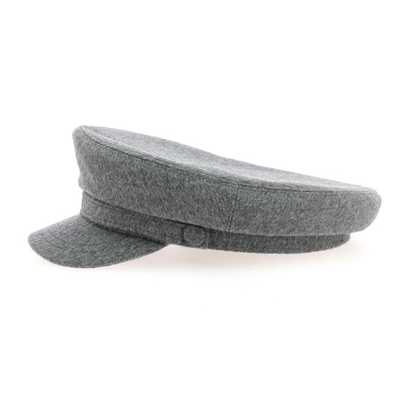 Casquette Marin Camaret Laine & Cachemire Gris - Traclet