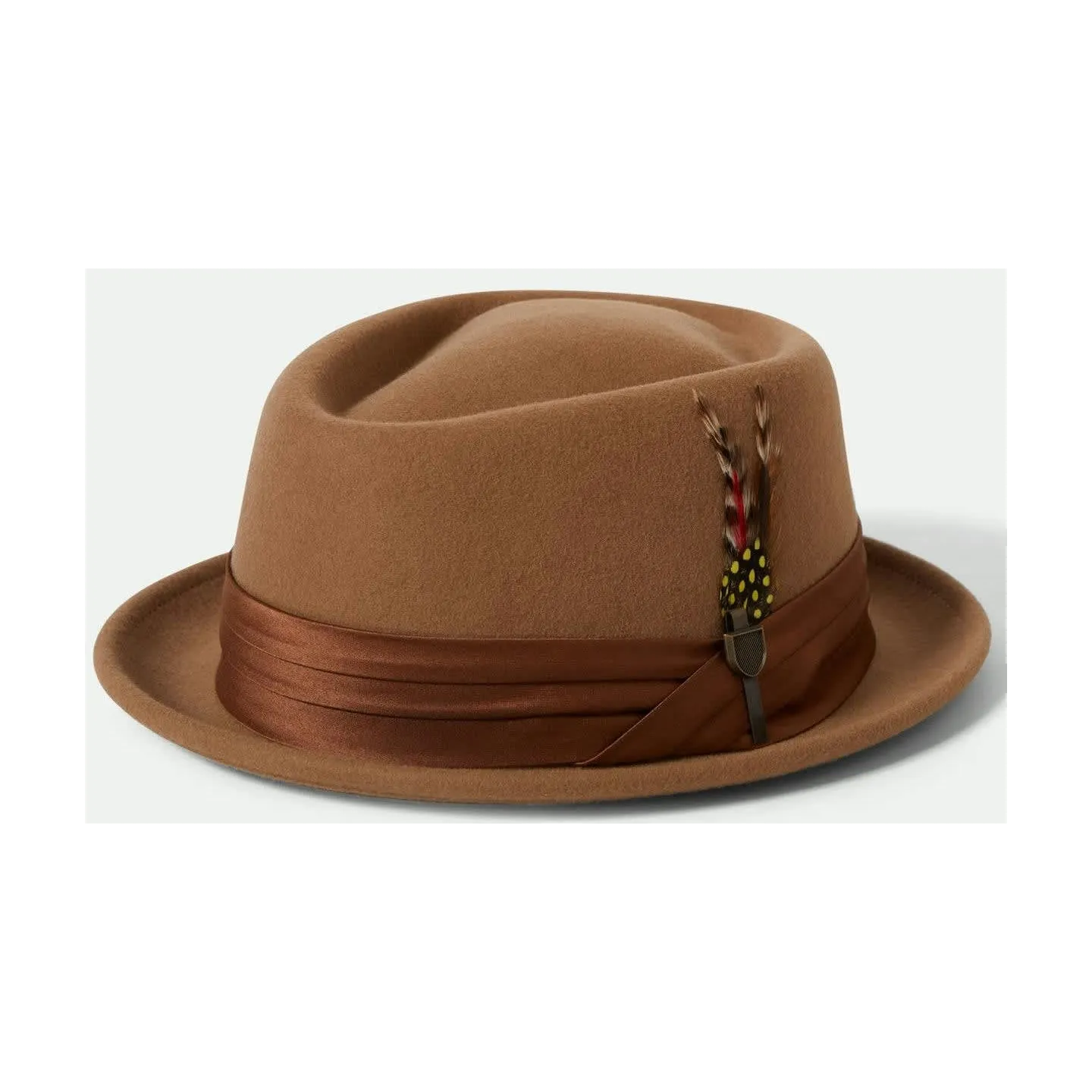 Chapeau Porkpie Stout Beige Safari - Brixton