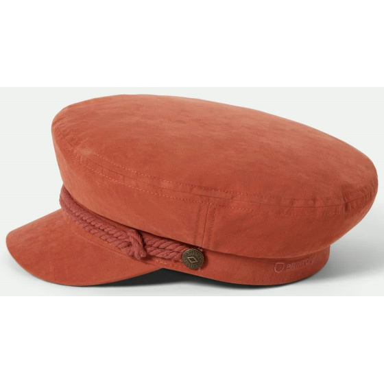 Casquette Marin Fiddler Terracotta Brushed - Brixton Casquette Marin Fiddler Terracotta Brushed - Brixton