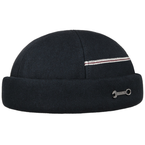 Bonnet Docker Selvage Denim Garage Marine - Stetson