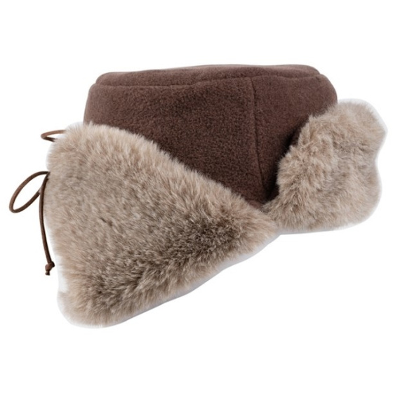 Norley Brown Faux Fur Polar Ushanka - Traclet