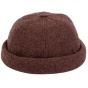 Brown Wool Docker Beanie Cooper - Traclet