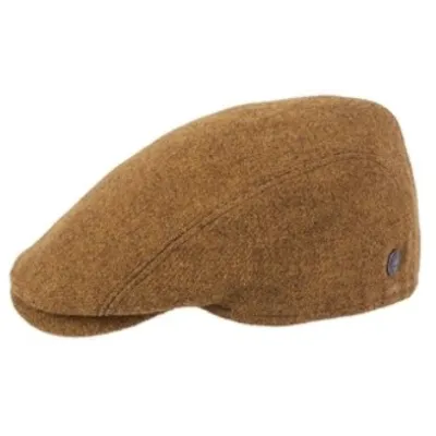 Flat Cap Bang Wool Mustard - Traclet Reference: 22502 | Chapellerie Traclet