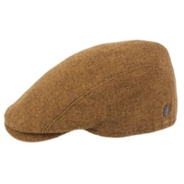 Casquette Plate Bang Laine Moutarde - Traclet