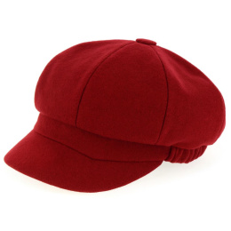 copy of Tania Wool Newsboy Cap Burgundy - Traclet