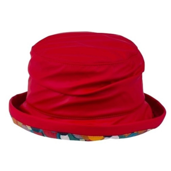Chapeau Bob De Pluie Clola Rouge - Traclet