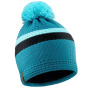 Bonnet Pompon Yaël Bleu Canard - LeDrapo
