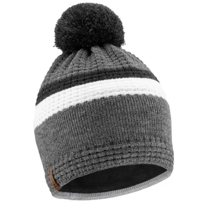 Yael Beige Pompom Beanie - LeDrapo Chapellerie Traclet ref 22520 chapellerie traclet