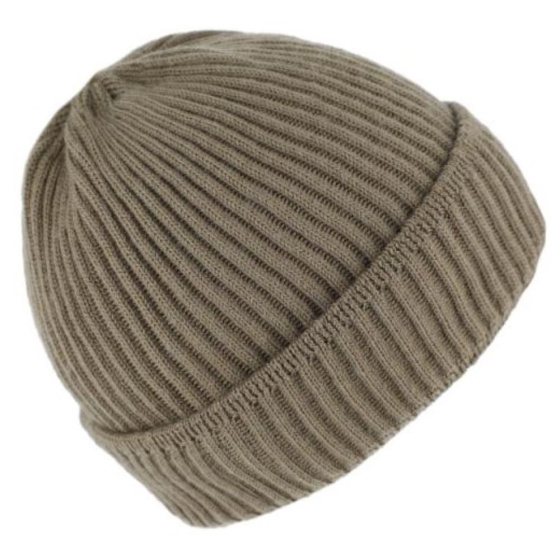 Bonnet Dunkerque Tricot Laine Taupe - Traclet