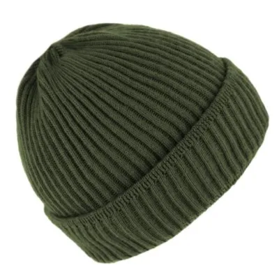 Bonnet Dunkerque Tricot Laine Olive - Traclet Reference : 22527| Chapellerie Traclet