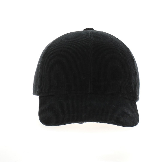 Casquette Baseball Marone Velours Noir - Traclet
