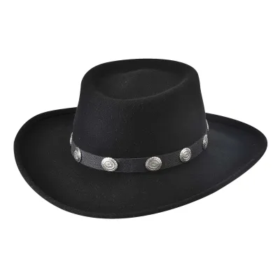 Chapeau Western Close Friend Feutre Laine Noir- Bullhide Reference : 9983 | Chapellerie Traclet
