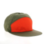 Hunter's cap green/red 100% cotton