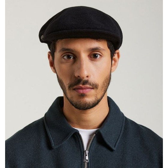Black Jurancon Cap Beret - Heritage by Laulhere