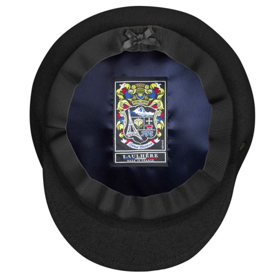 Béret Casquette Jurançon Noir - Héritage par Laulhère