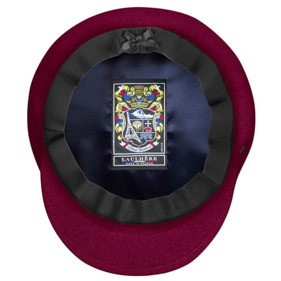 Aubergine Jurançon Beret Cap - Heritage by Laulhère