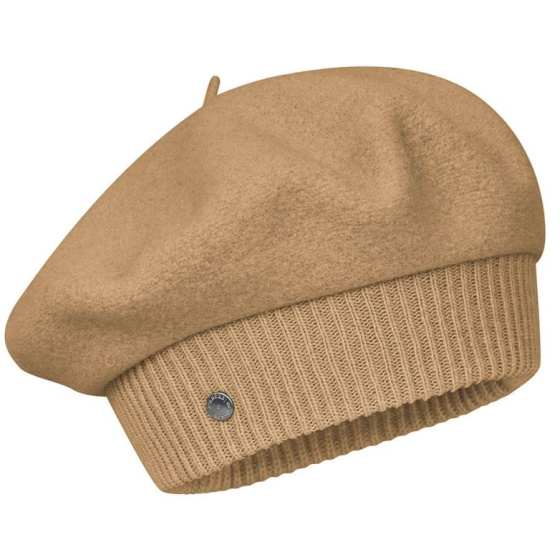 Sand Louvre Beret - Heritage by Laulhère