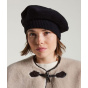 Black Louvre Beret - Heritage by Laulhère