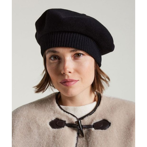 Black Louvre Beret - Heritage by Laulhère