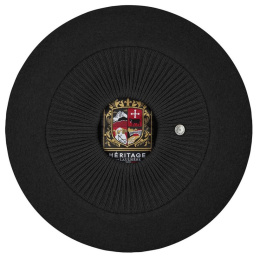 Louvre Black Gold - Heritage Beret by Laulhère