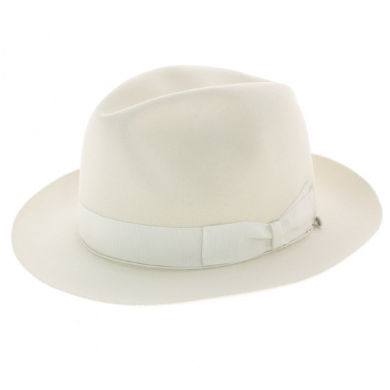 chapeau Borsalino blanc