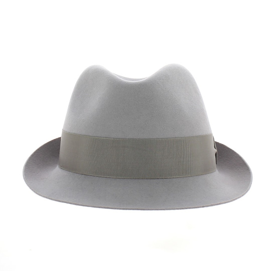 Chapeau Trilby Feutre Lapin gris - Fléchet