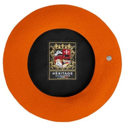 Béret L'Authentique Orange - Héritage par Laulhère