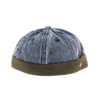 Bonnet Miki Lakota 100% Coton jean's bleu ou noir délavé - Balke Reference : 22574 | Chapellerie Traclet