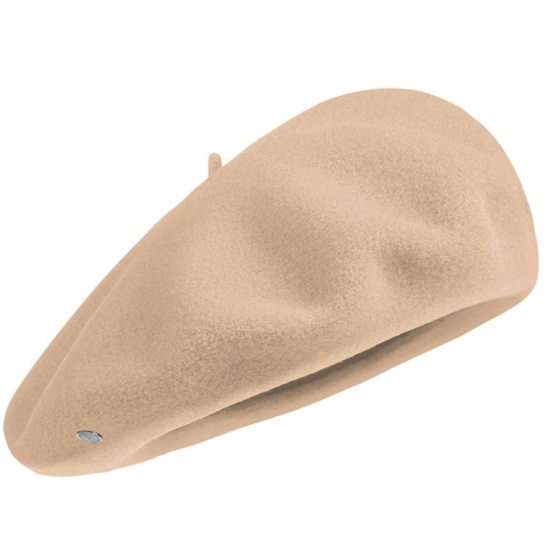 Authentic Sand Wool Beret - Heritage by Laulhère