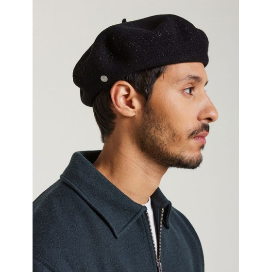 Béret L'Authentique Noir Lurex OR - Héritage par Laulhère
