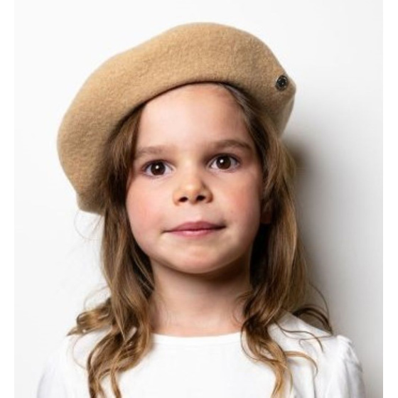 Children's Beret Petit Basque Sable - Heritage by Laulhère