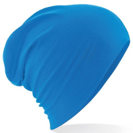 Long Blue Jersey Beanie - Traclet