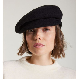 Casquette Ainhoa Laine Vierge Noire - Laulhère