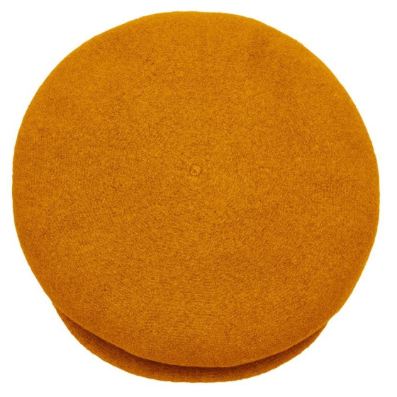 Casquette Ainhoa Curcuma Laine Vierge - Laulhère