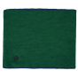 Two-tone Otxoa Green & Blue Wool Neck Warmer - Heritage by Laulhère